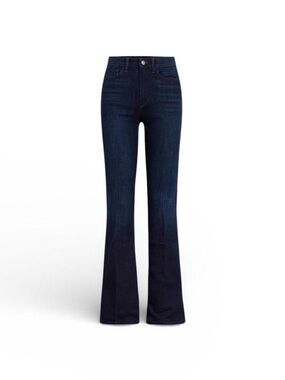 Joe's Jeans Dark Indigo Flare Wide-Leg Jeans